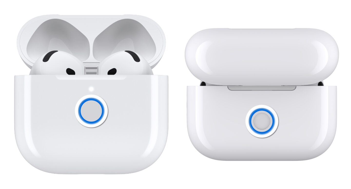 Reset button on AirPods and AirPods Pro