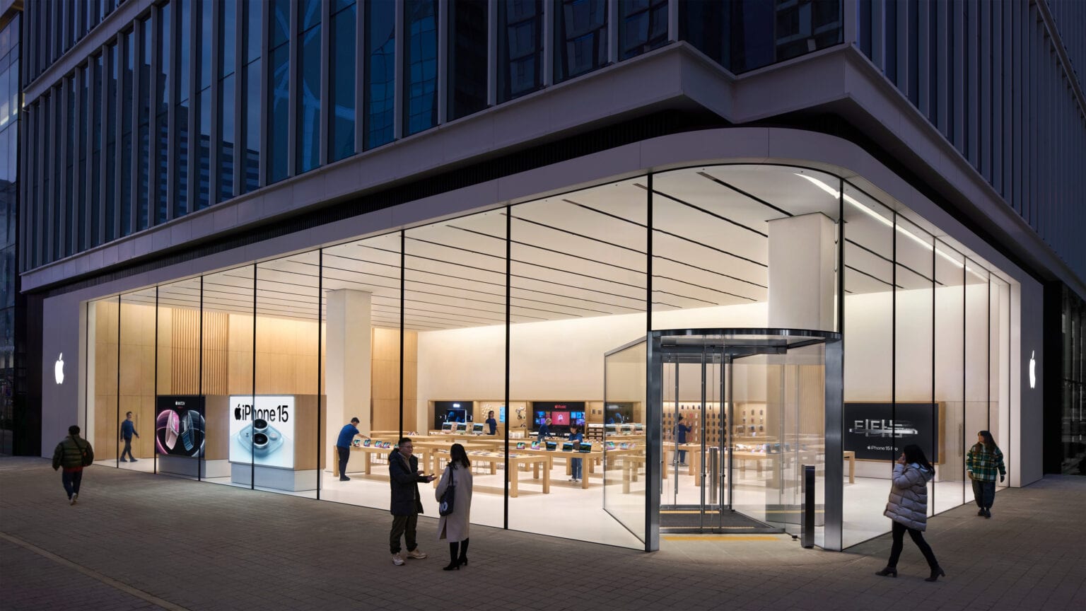 Apple Hongdae store in Seoul, South Korea