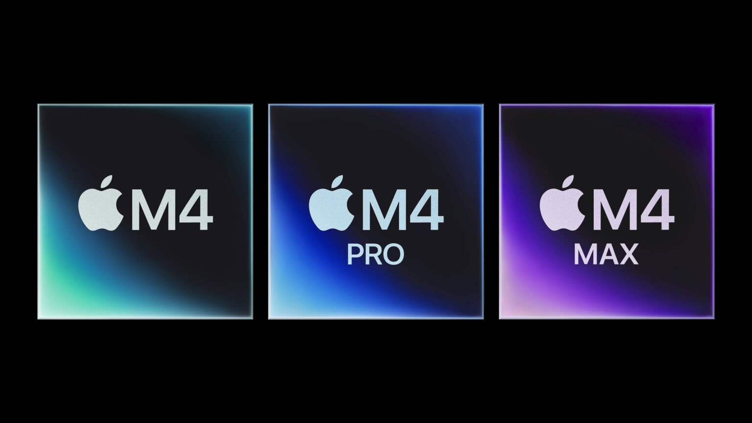 Image of Apple M4, M4 Pro and M4 Max chips