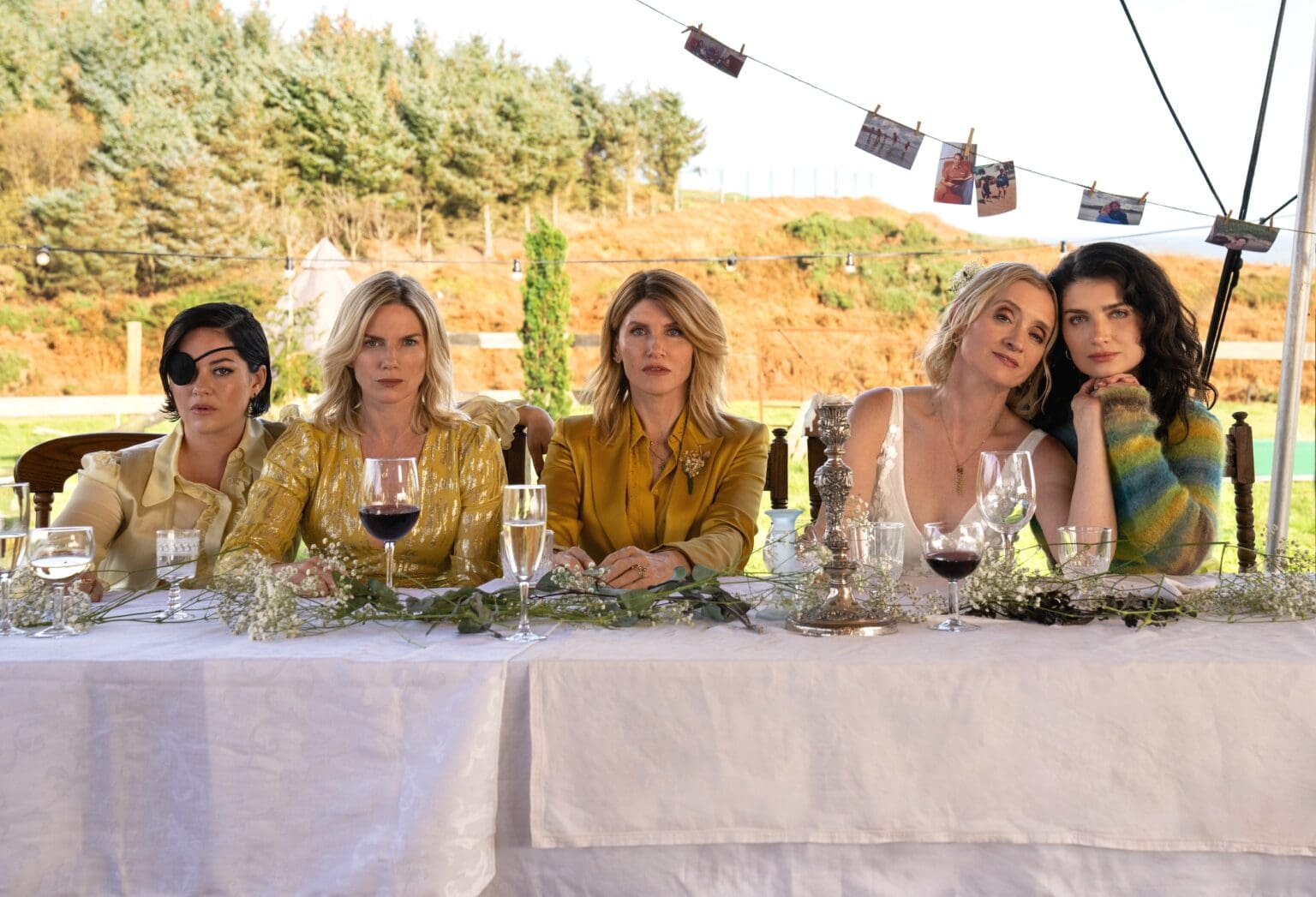 Sarah Greene, Eva Birthistle, Sharon Horgan, Anne-Marie Duff and Eve Hewson in 