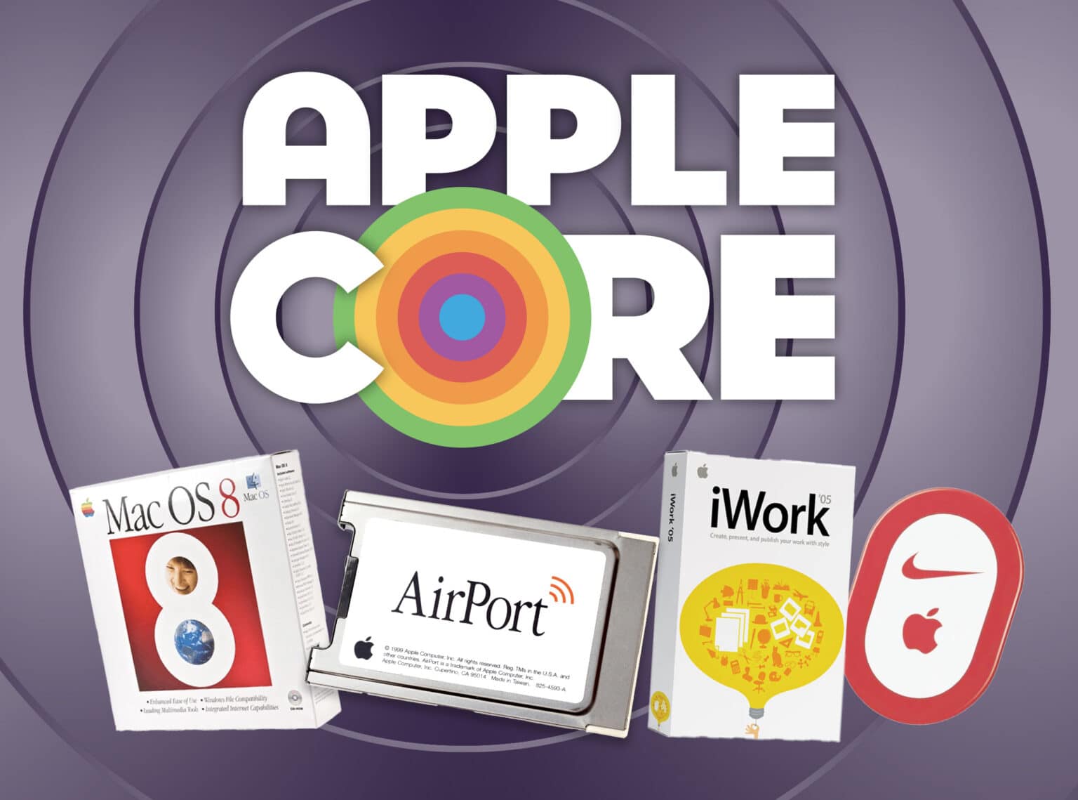 Logo for Apple Core, a new Apple history podcast.