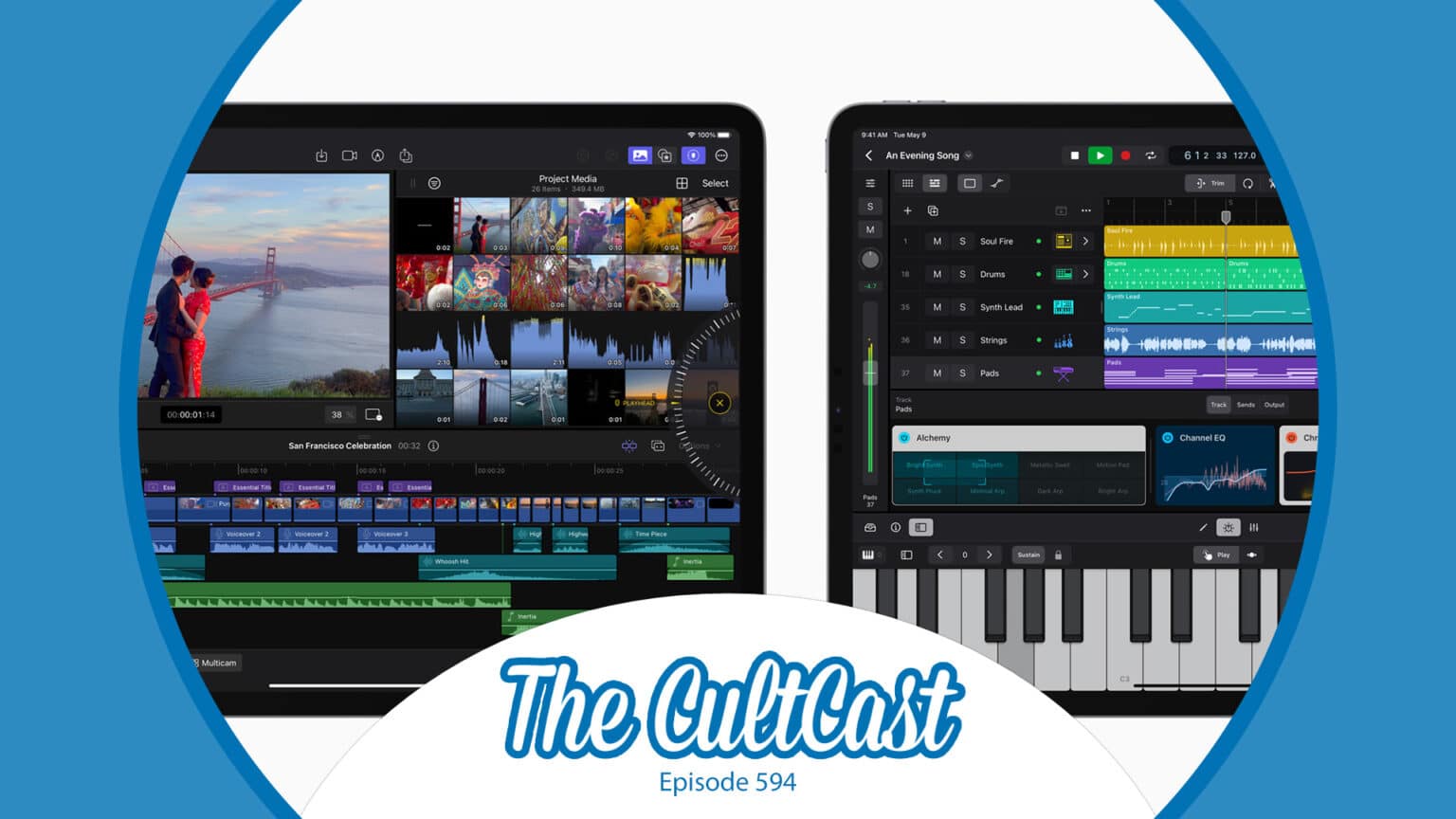 Logic Pro and Final Cut Pro finally come to iPad, on The CultCast podcast.