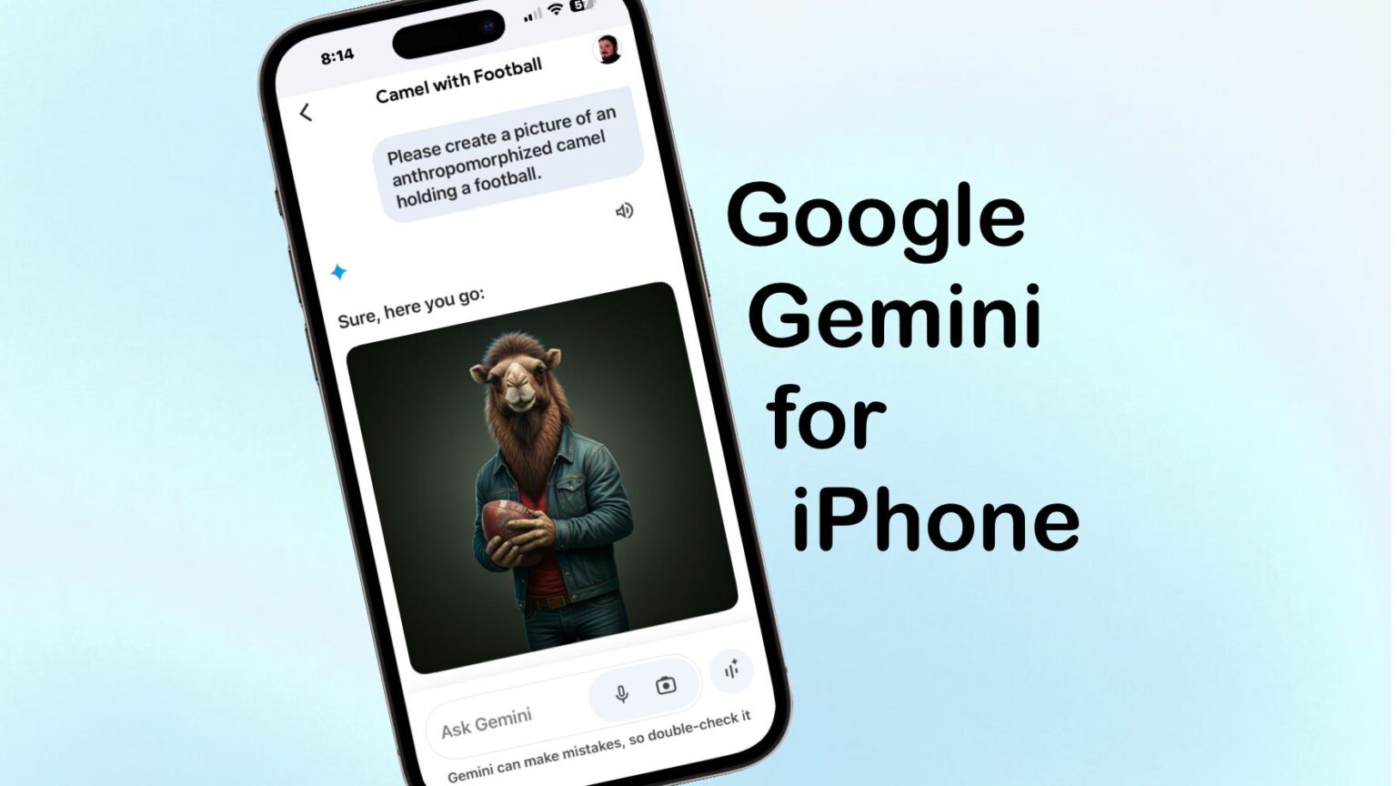 Google Gemini for iPhone app