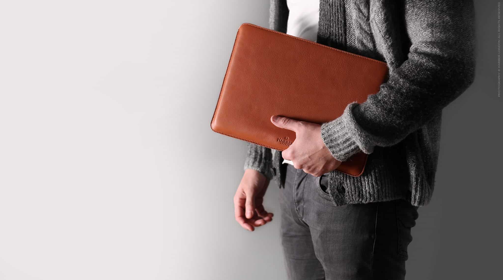 These handmade leather sleeves are the ideal companion to any MacBook.