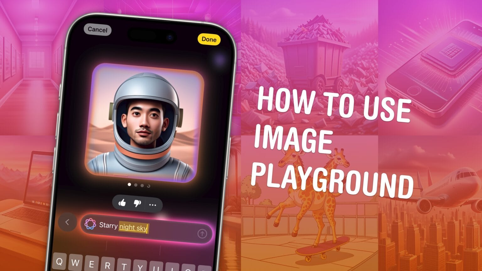 How To Use Image Playground for iPhone