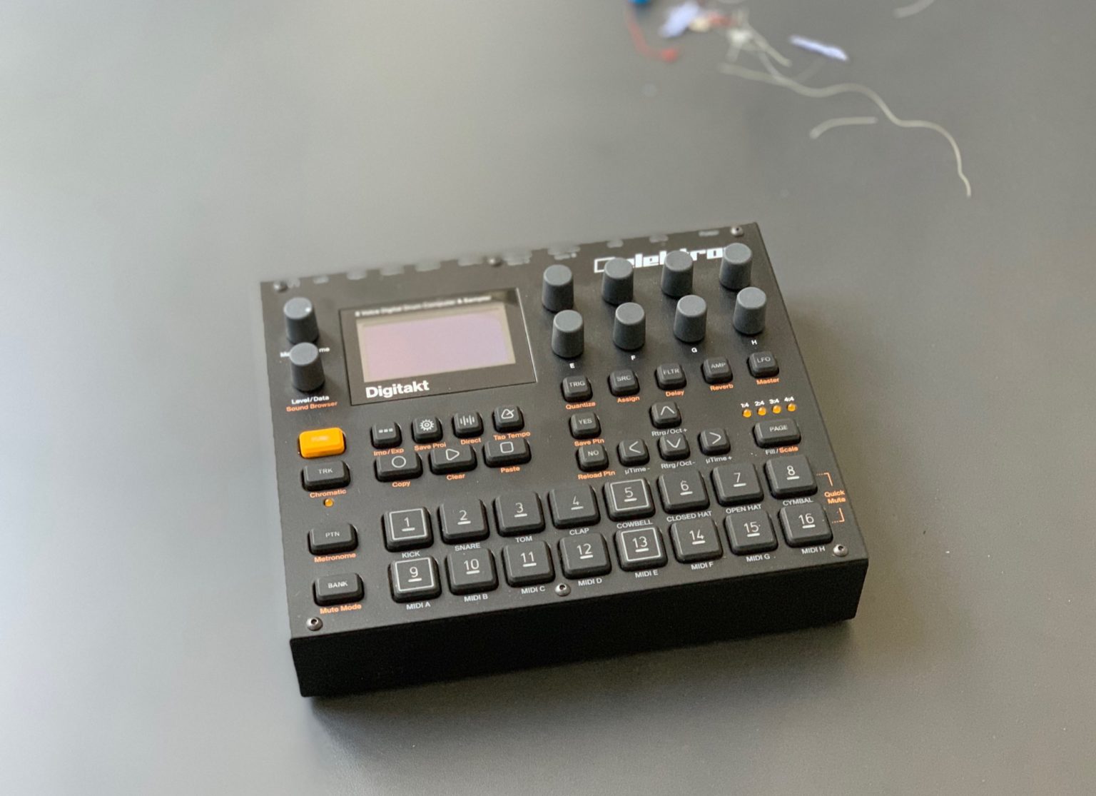 Digitakt on a table