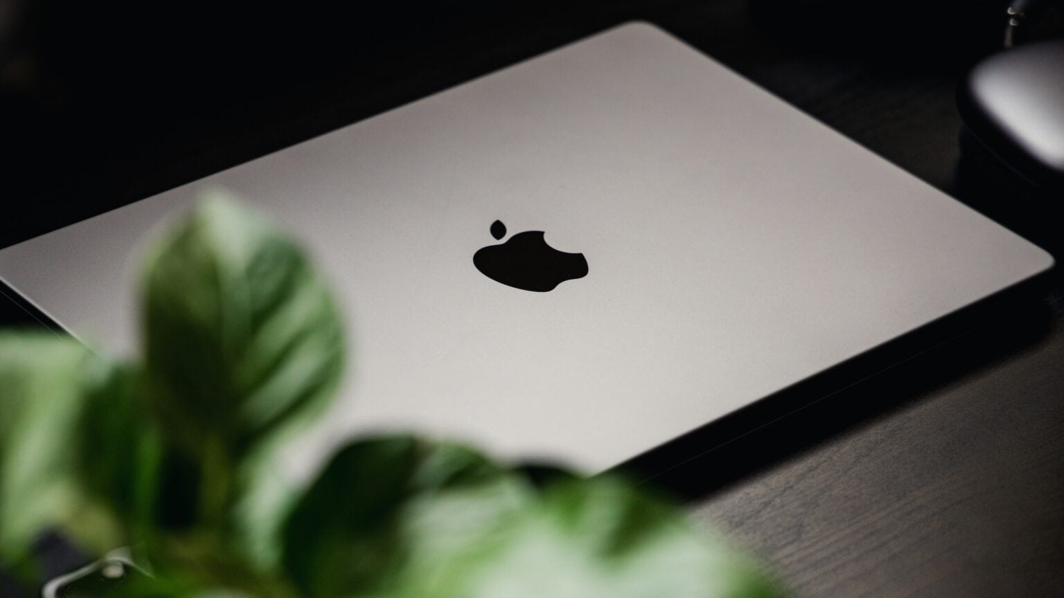 MacBook Pro with lid closed on a table