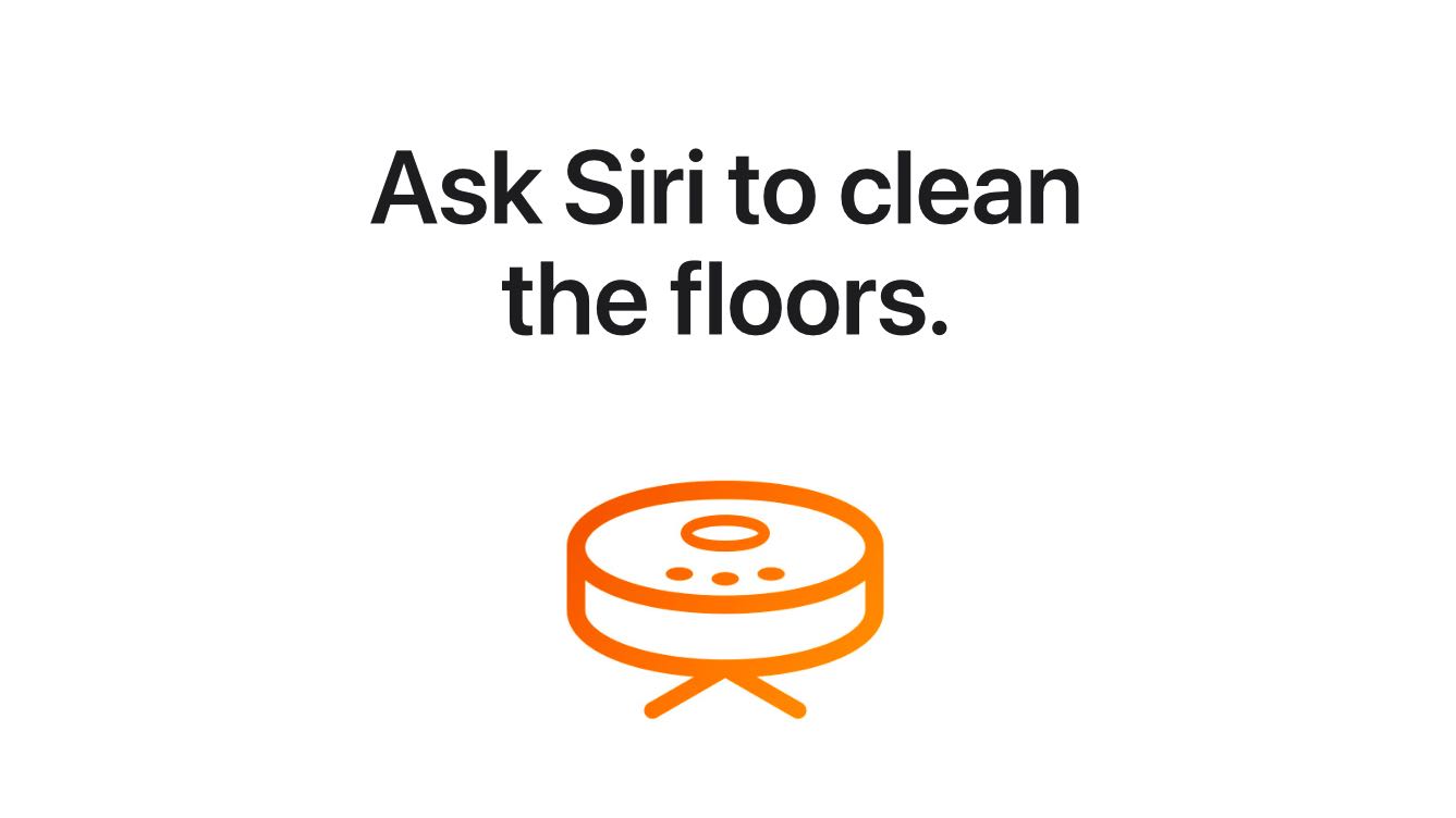 Robot vacuum cleaner support in iPhone Home app