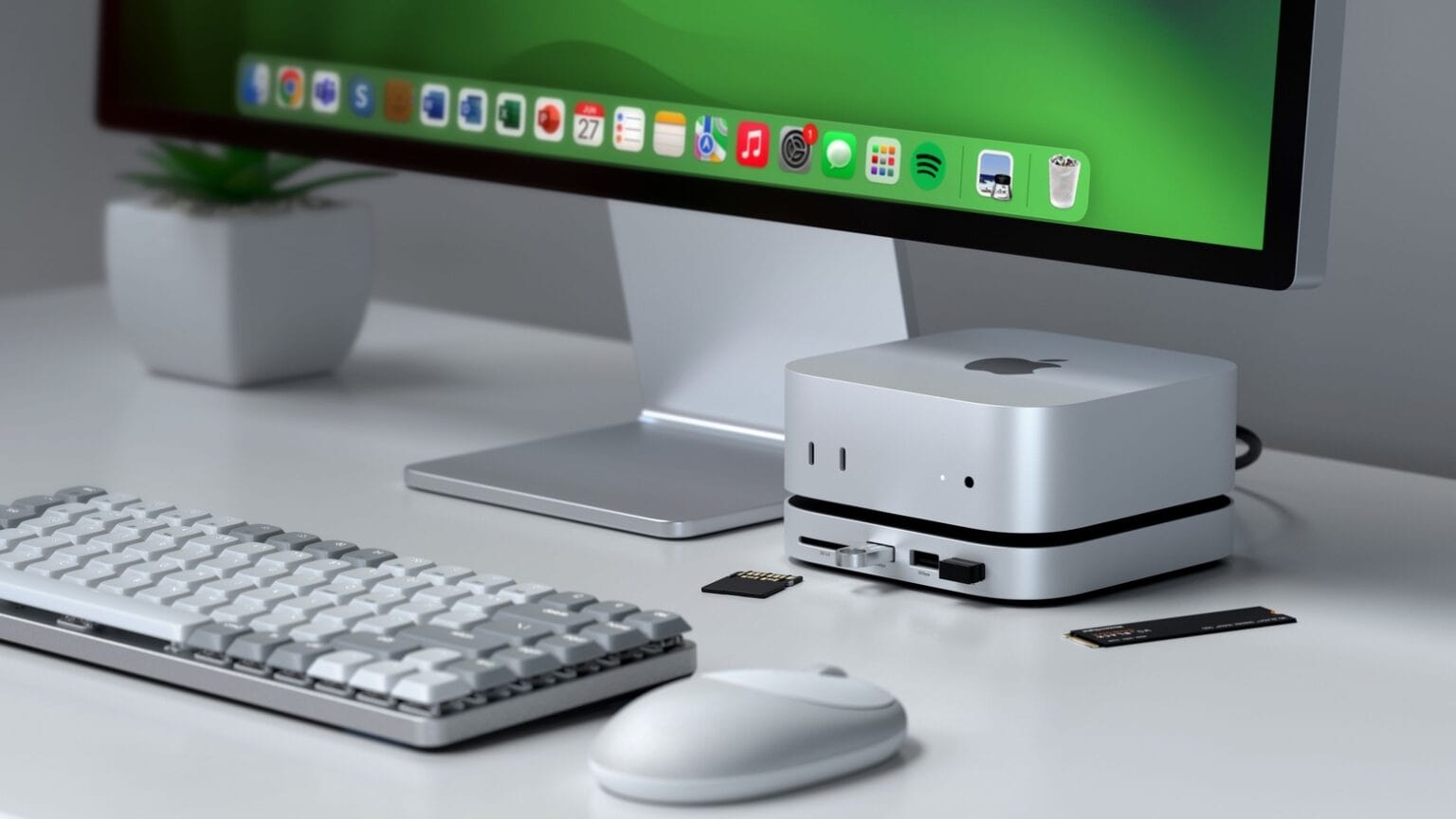 Satechi Mac mini M4 Stand & Hub with SSD Enclosure