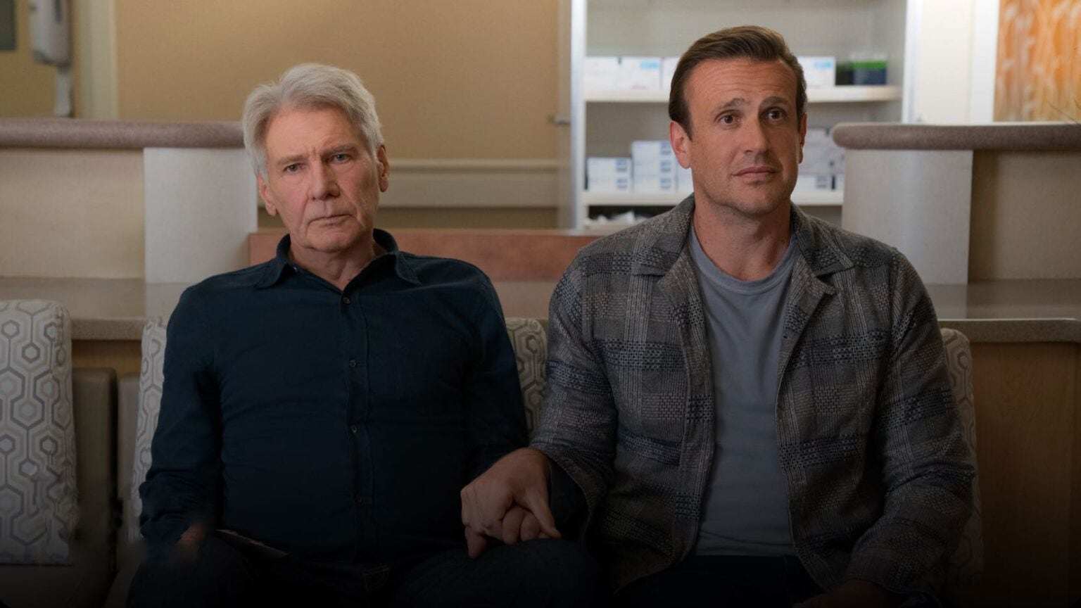 Harrison Ford and Jason Segel in Shrinking season 2