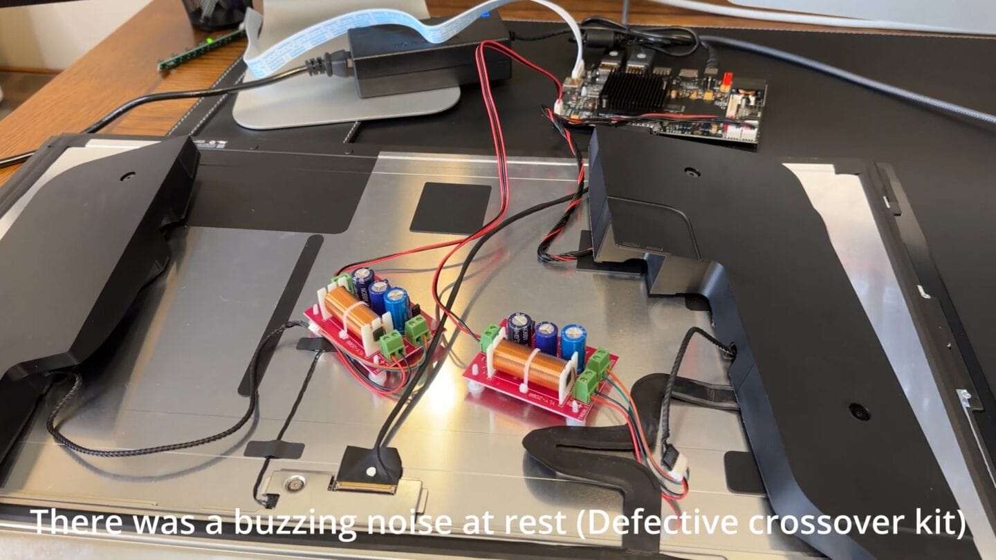 Wiring in the speaker crossover kit