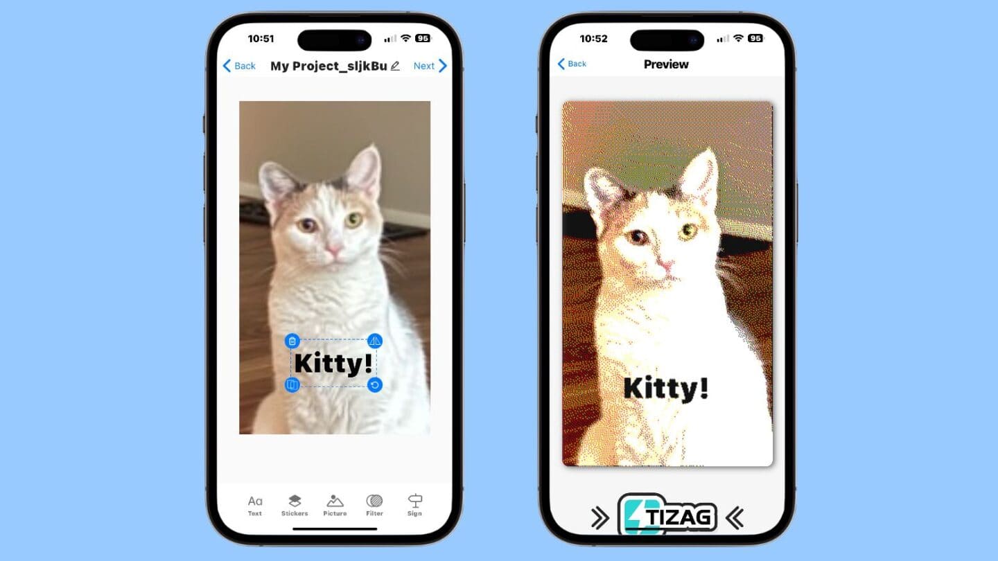 Change imagez on the Tizag Digital Canvas iPhone Case with the Tizag app.