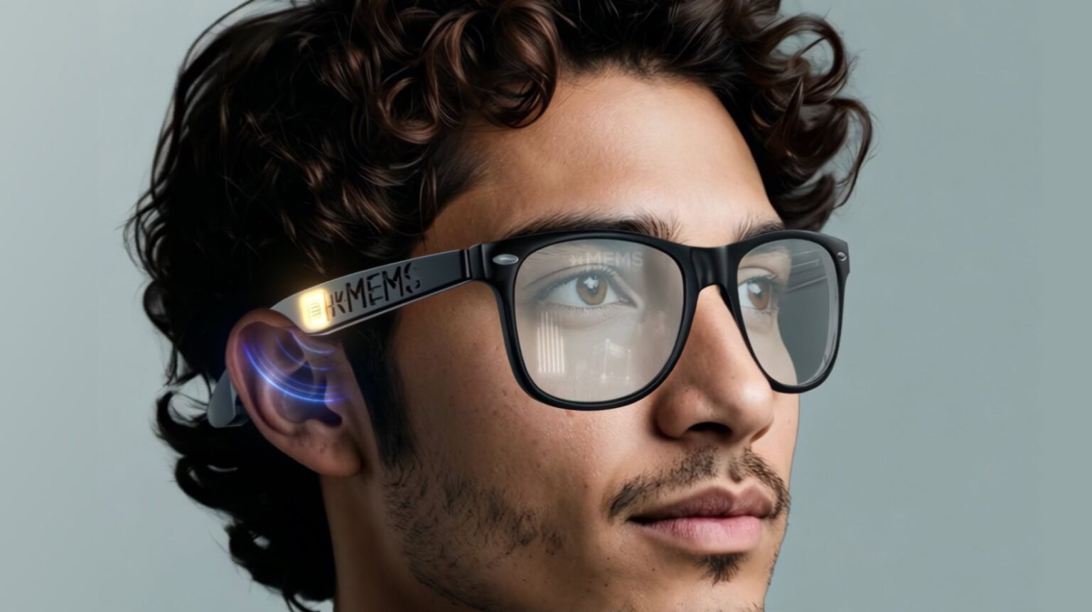 xMEMS Sycamore micro speaker in AR glasses